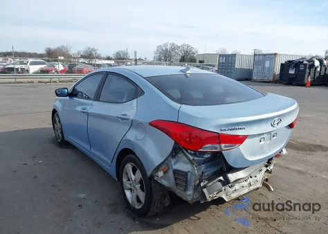 2012 Hyundai Elantra Gls (Ulsan Plant) из США, поврежденный, VIN KMHDH4AE7CU375419
